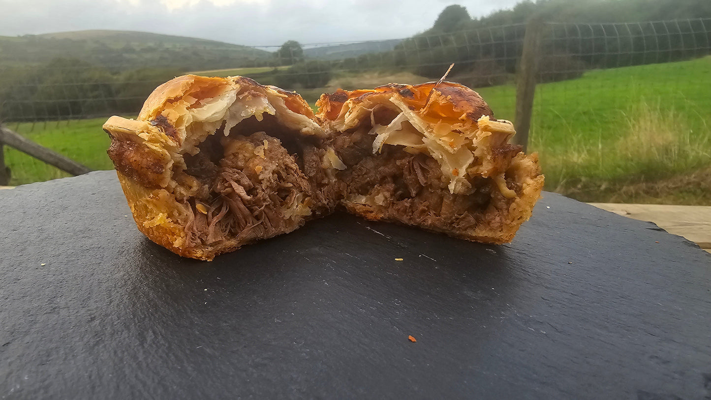 Beef and Mozzarella Pies Box of 6