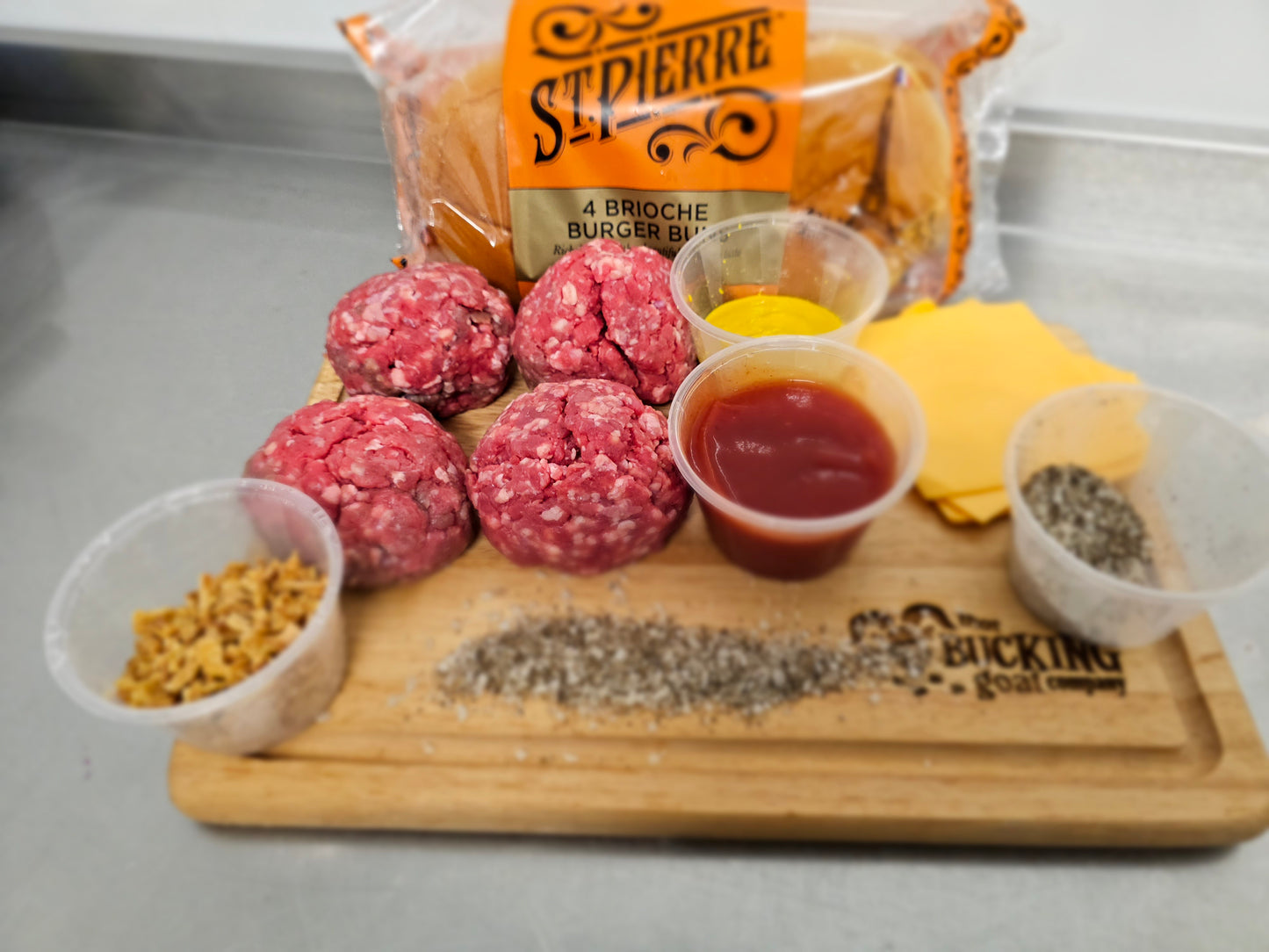 DIY Beef Burger Kit for 4