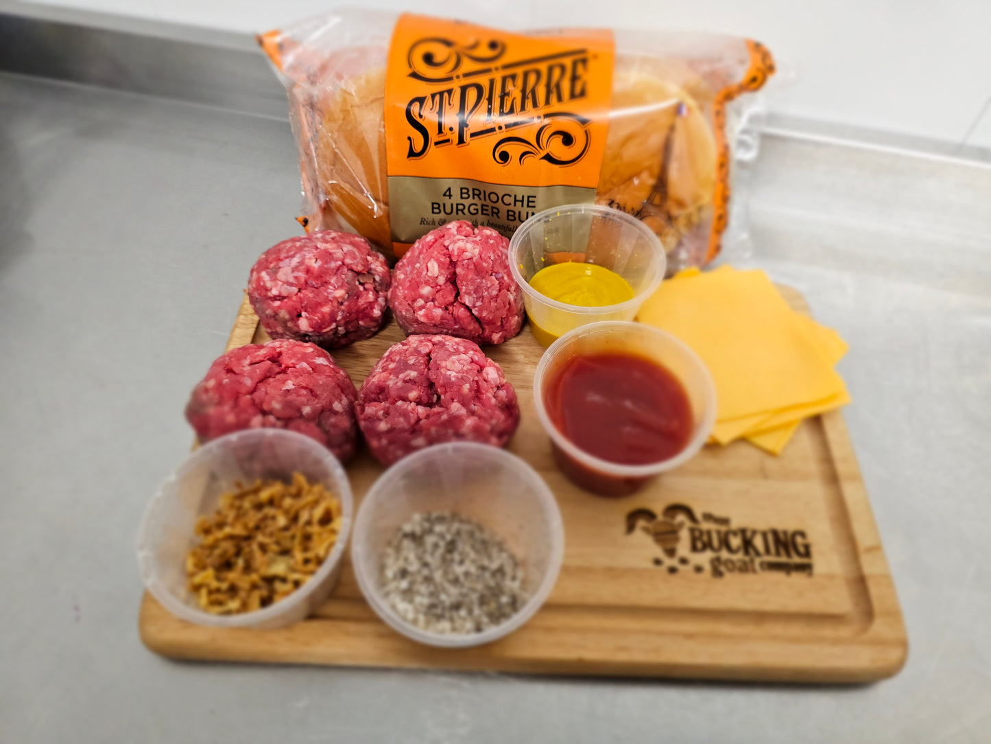 DIY Beef Burger Kit for 4